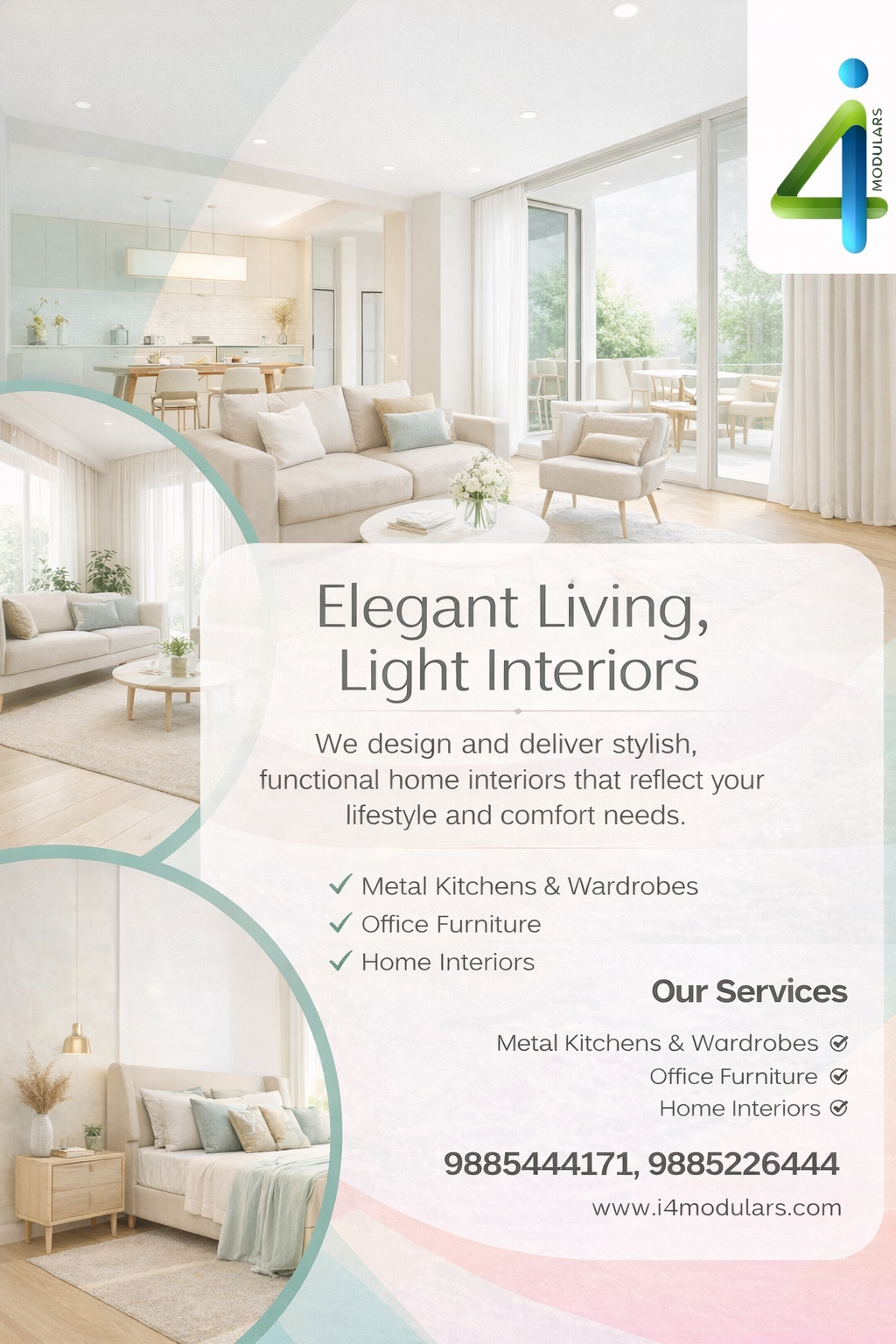 Rust Free Metal Kitchen Solutions | I4 Modulars Interiors