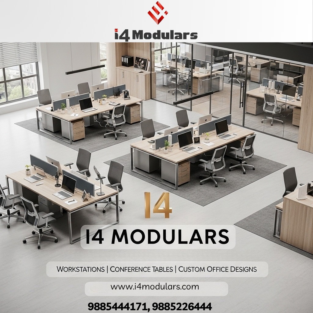 Top Office Furniture Manufacturers in Hyderabad | I4 Modulars