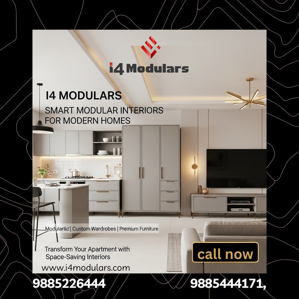 Metal Kitchen Manufacturers in Hyderabad | I4 Modulars