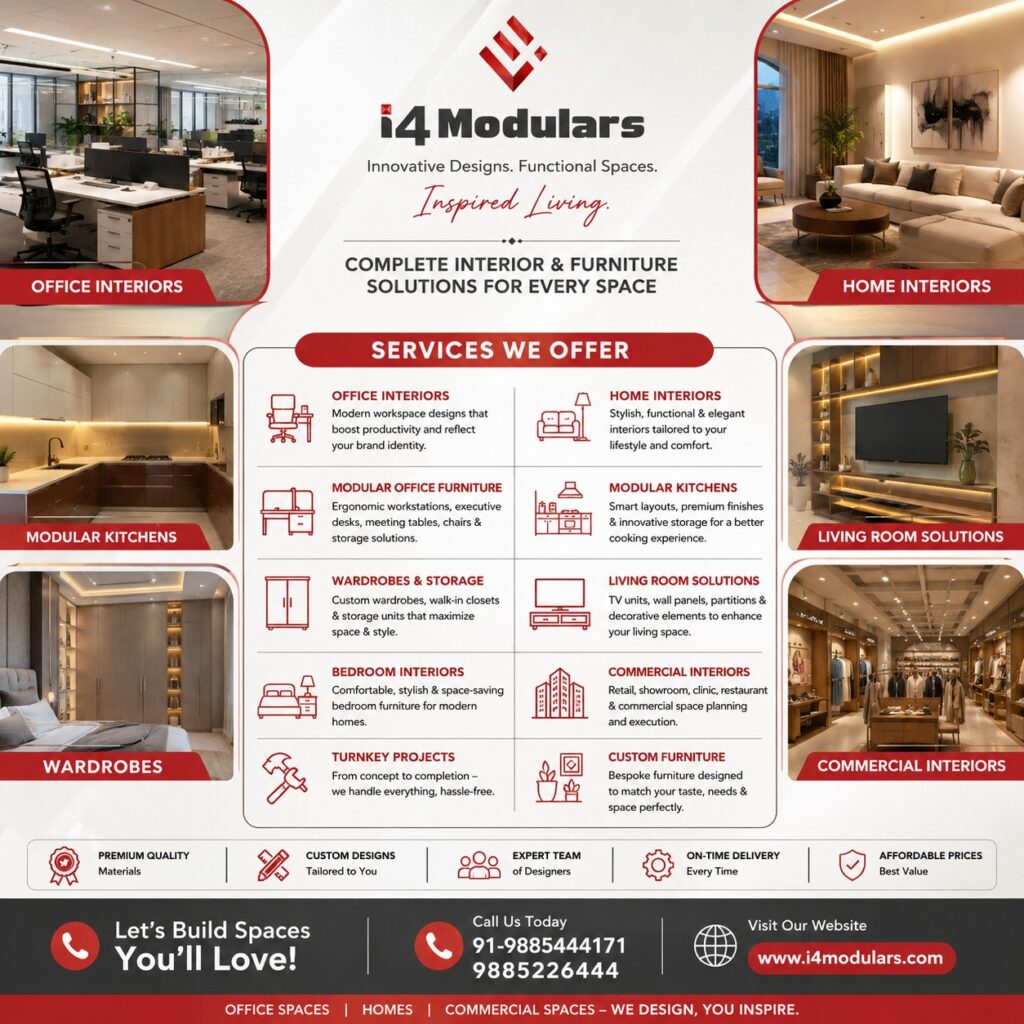 Best Complete Interior and Furniture Designers Near Me