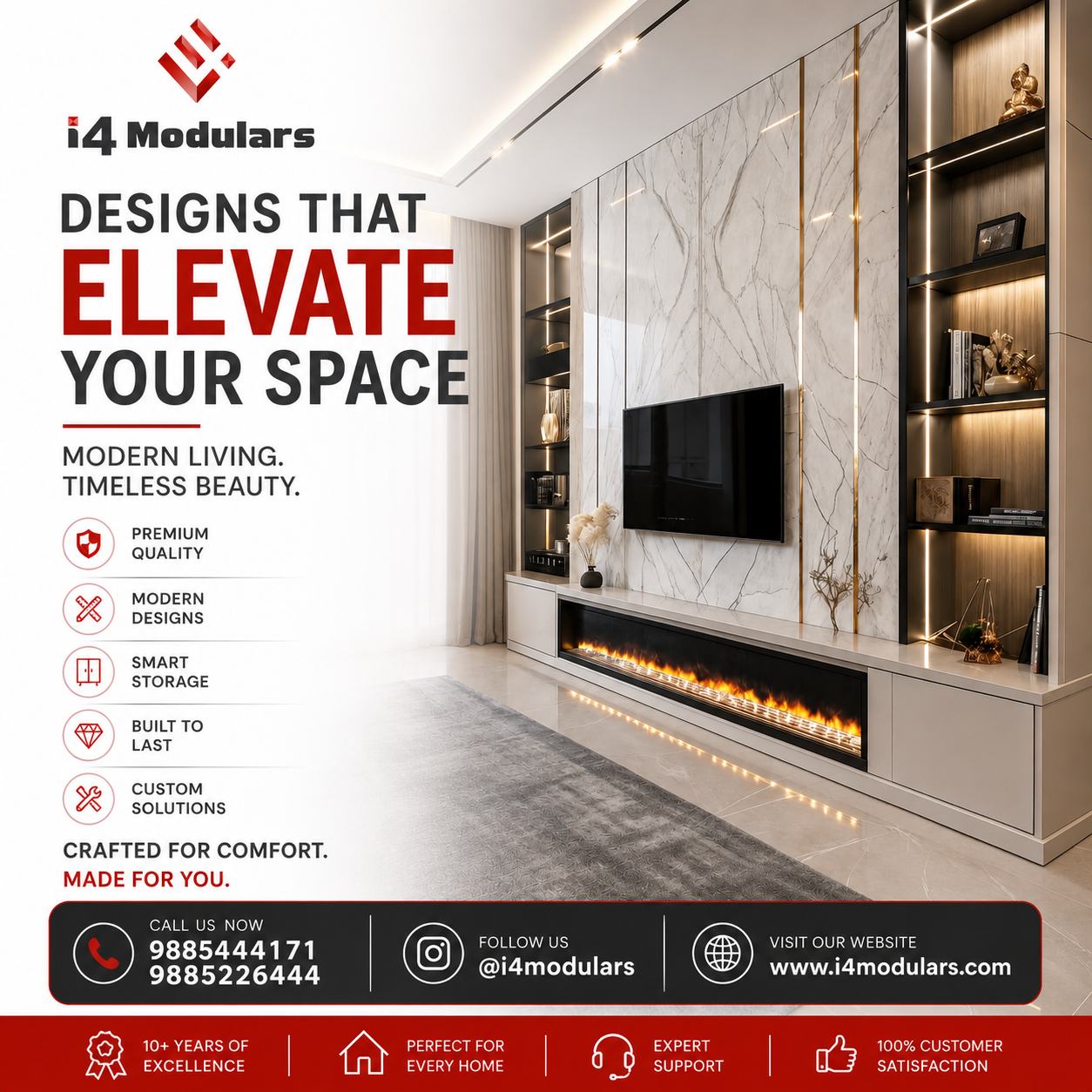 Turnkey Modular Interior Designers for Residential and Commercial Projects | I4 Modulars